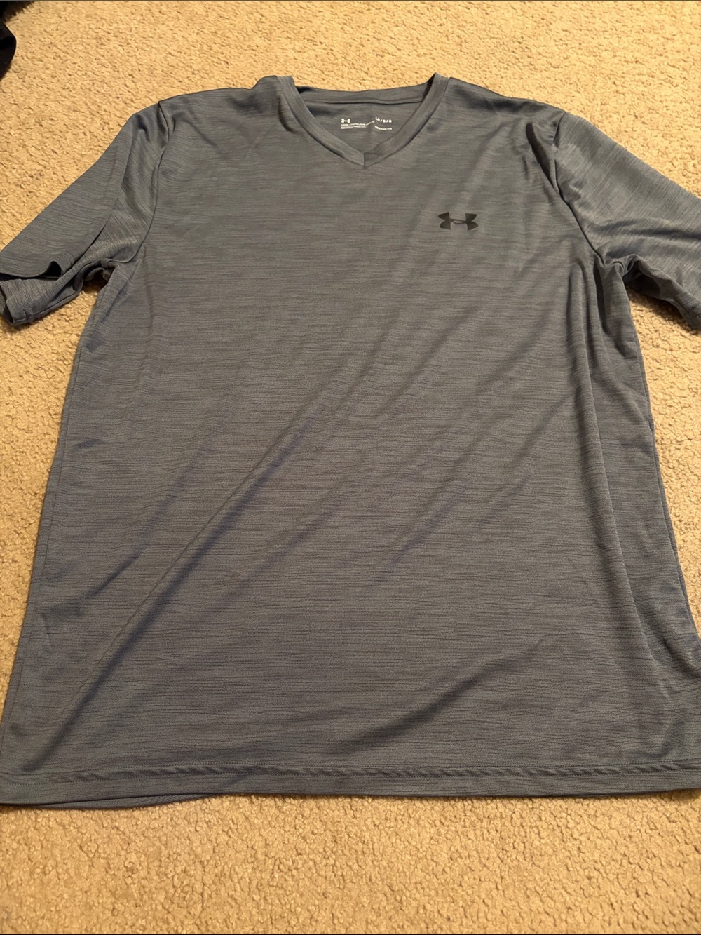 Under Armour Men's Short Sleeve V-Neck Tee - Slate grey